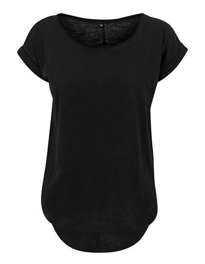 T-Shirt Damen Long Slub Tee